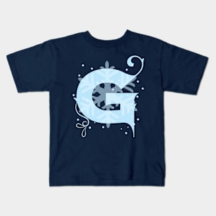 Winter Letter G Kids T-Shirt